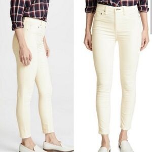 Rag & Bone Winter-White Velvet Jeans